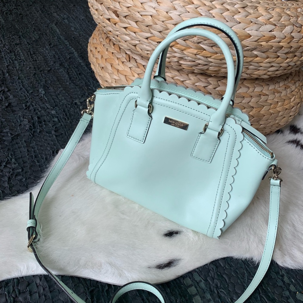 ♠️  Light Blue Kate Spade Scalloped Crossbody ♠️